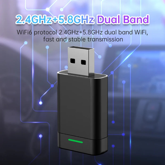 Wireless 2-In-1 Carplay & Android Auto Adapter - Plug & Play Dongle With Wifi Auto Connect