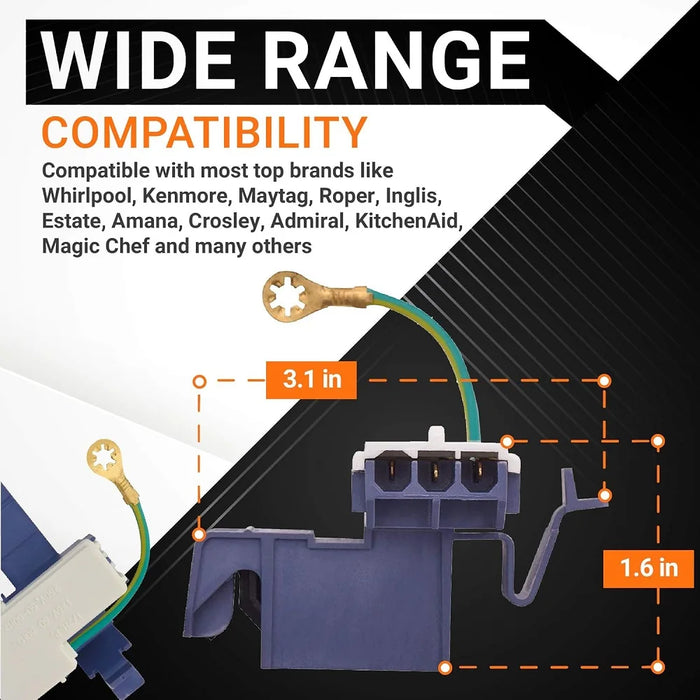 8318084 Washer Lid Switch For Whirlpool & Kenmore Washers Ap3180933 Ps886960 Wp8318084 Ap6012742 Es8084 Ps11745957 Tj90Es8084