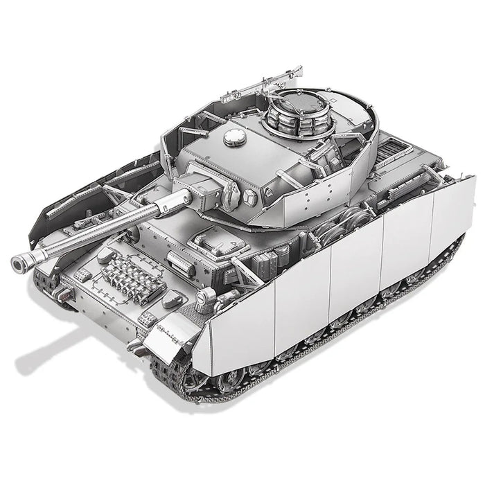 Creative 3D Metal Model Kit For Adult Brain Teaser 1:48 Panzer Iv Tank Puzzle Set