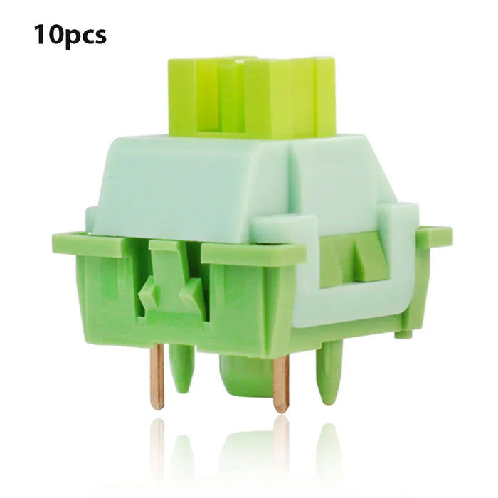 Silent Lime V2 / V3 Mechanical Keyboard Switch Linear / Tactile 5 Pin Hot Swap Diy