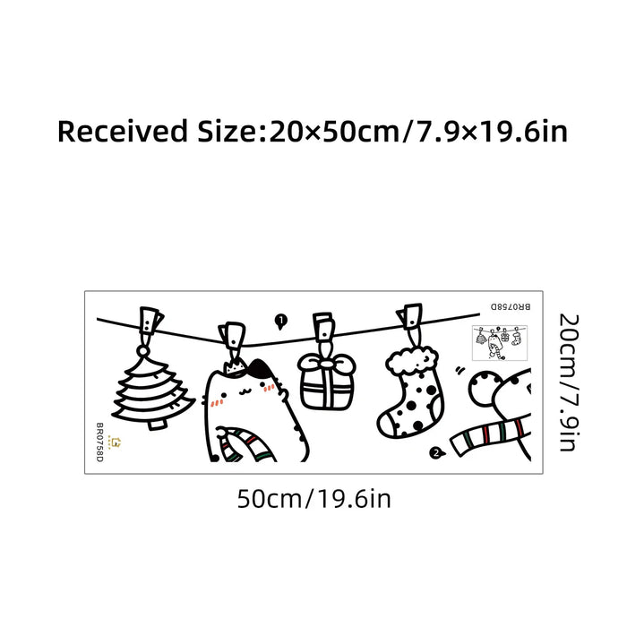 Adorable Animal Pattern Laundry Wall Sticker For Bedroom Decor