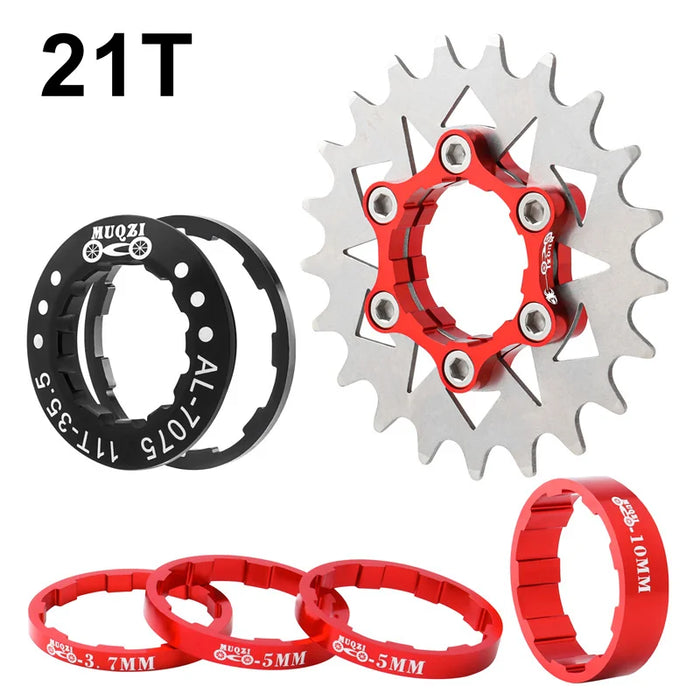 Single Speed Cassette Cog Conversion Kit 12 22T
