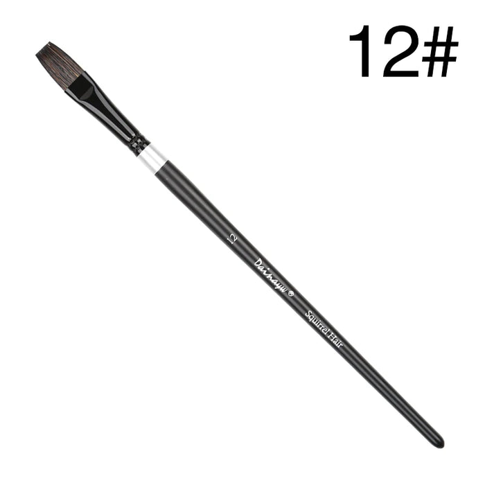 Professional Flat Watercolour Brush Set