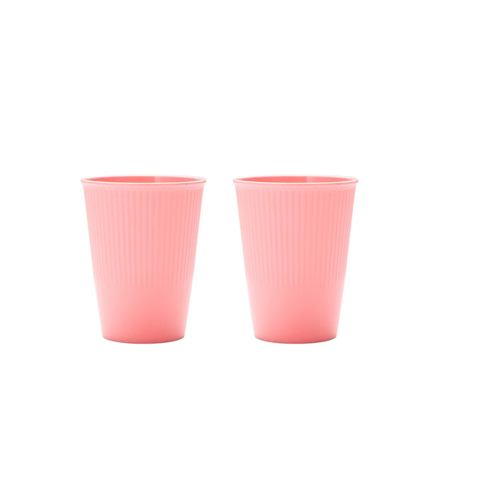 2 / 4 / 6 Piece Reusable Pink Plastic Cups Ideal For Home Picnic Camping