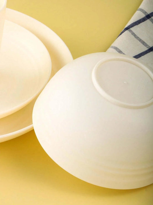 4 / 16 / 20 / 24 / 32 Piece Reusable Plastic Tableware Set For Home Camping Picnics