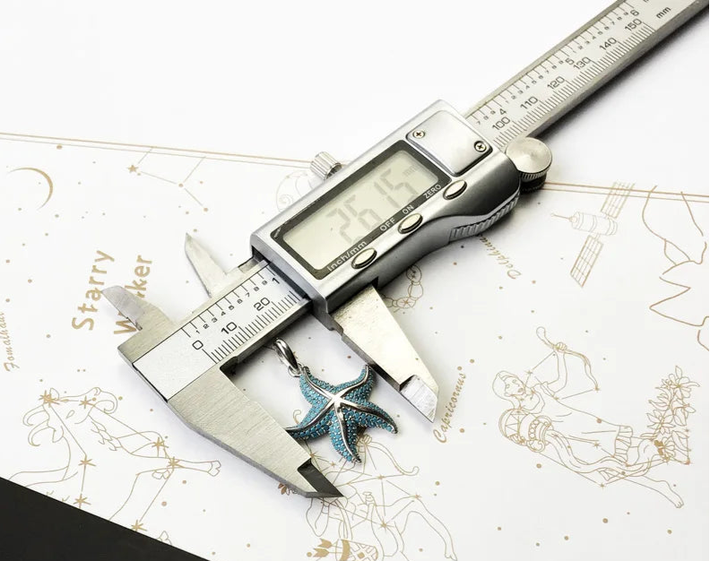 925 Sterling Silver Deep Sea Blue Oceanstar Pendant Gift For Women & Men