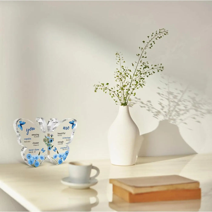 Religious Gifts For Mom Acrylic Butterfly Decor