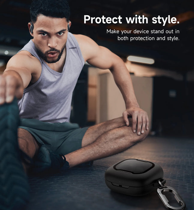 For Shokz Openfit 2 Full-Body Protection Case Earbuds With Magnetic Lid Lock