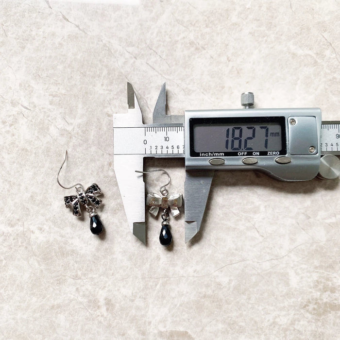 925 Sterling Silver Romantic Gift Water Drop Earrings Europe Style For Women