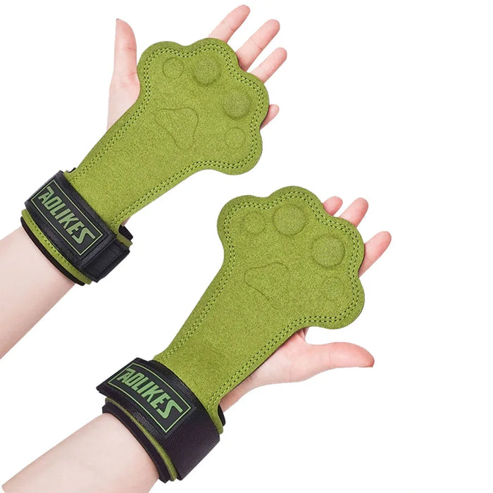 Anti Skid Gym Gloves For Pull Ups & Lifting Palm Protection & Support