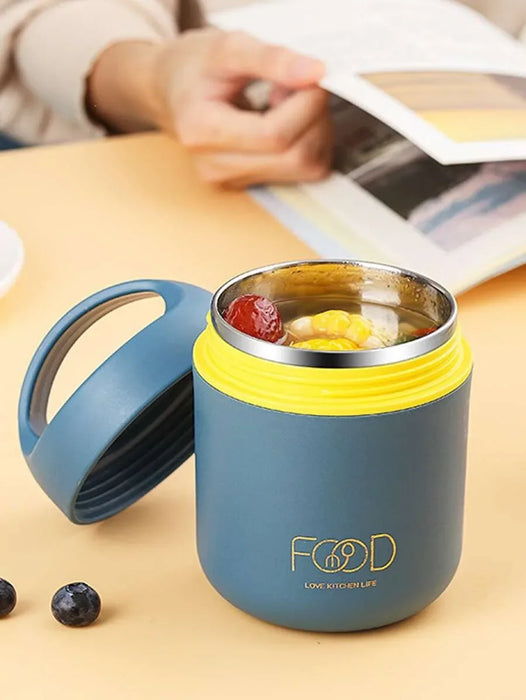 Small Stainless Steel Lunch Box With Double Layer Design And Handle Perfect For Students And As A Christmas Gift