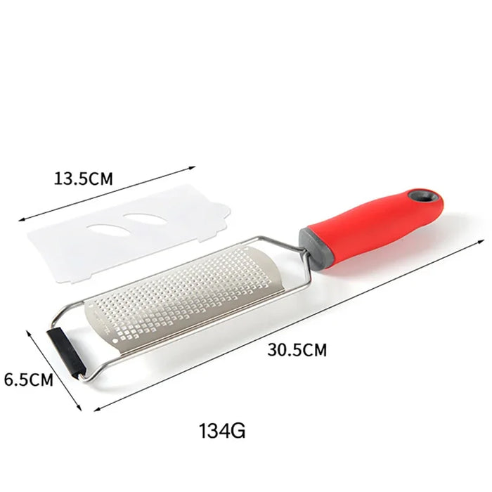 Stainless Steel Cheese Grater With Long Handle