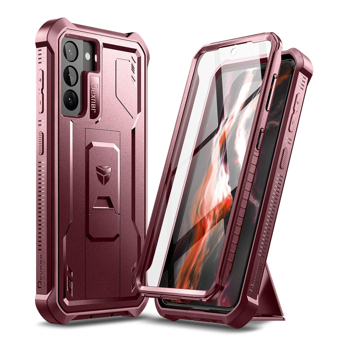 For Samsung S21 Plus 5G 6.7 Heavy Duty Military Grade Protection Case Built In Screen Protector & Kickstand