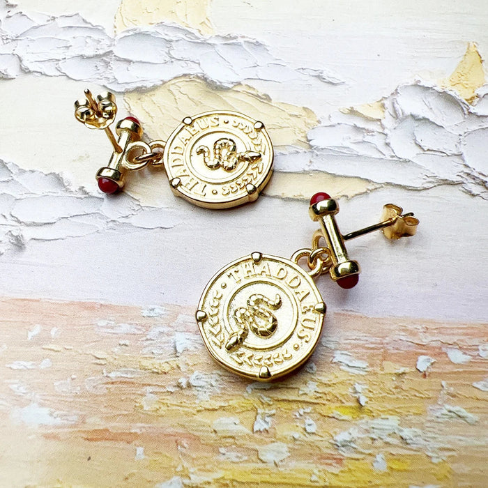 925 Sterling Silver Vintage Gold Plated Earrings Real Women Fine Jewelry Arrival