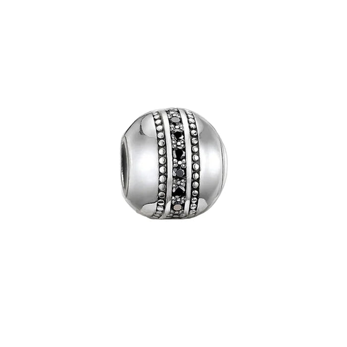 925 Sterling Silver Bead Charm For European Bracelets Fast Lane Design