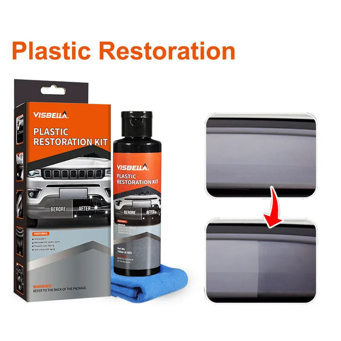 Car Plastic Restorer Coating Gloss Shine Seal