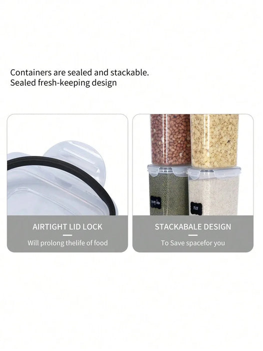 1 / 2 / 4 Piece 2.8L Airtight Food Storage Jars