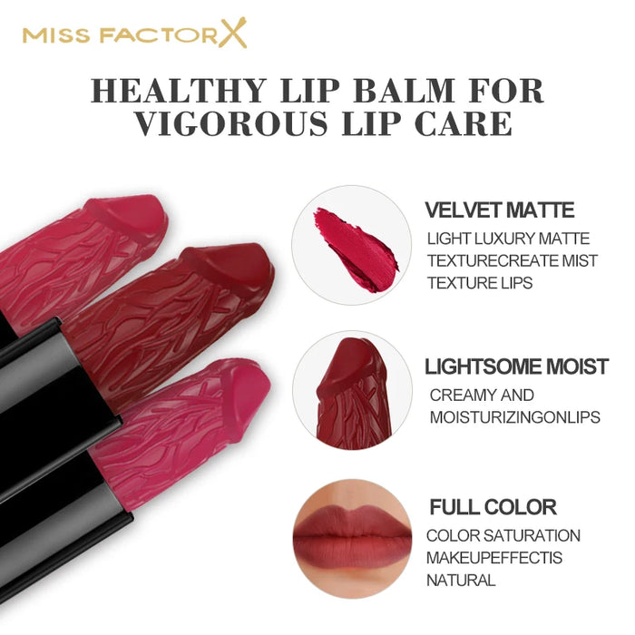 6 Piece Mushroom Lipstick Set - Long Lasting Moisturizing Matte & Waterproof