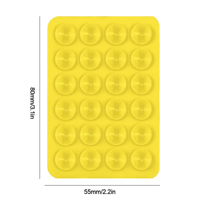 Silicone Suction Phone Case Adhesive Mount Mirror Shower Phone Holder Hands-Free Strong Grip Holder Anti-Slip For Android Iphone