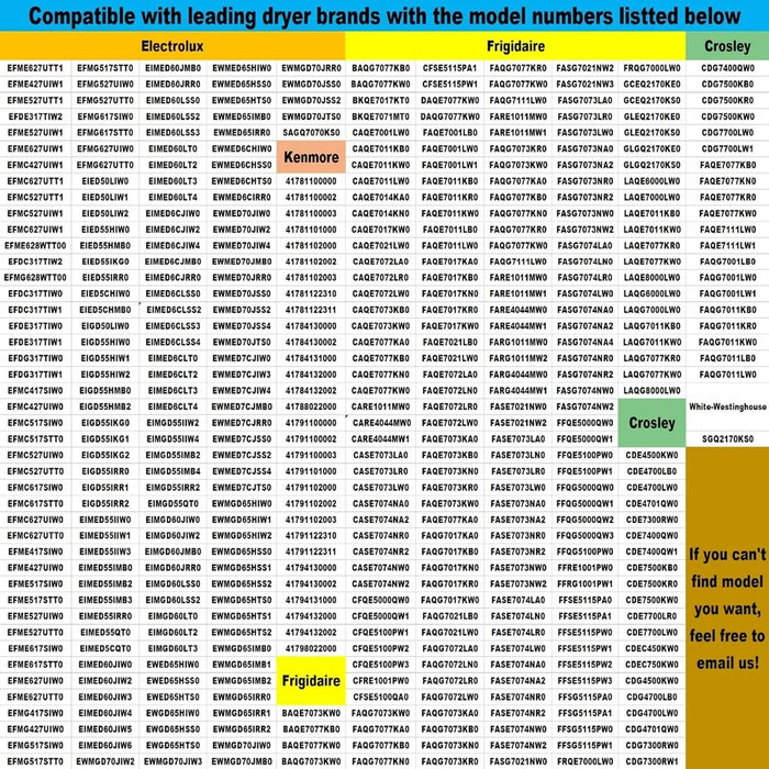 134715900 Dryer Drum Roller Assembly & 134793500 Dryer Idler Pulley & 137315300 Dryer Belt For Electrolux / Frigidaire Dryer