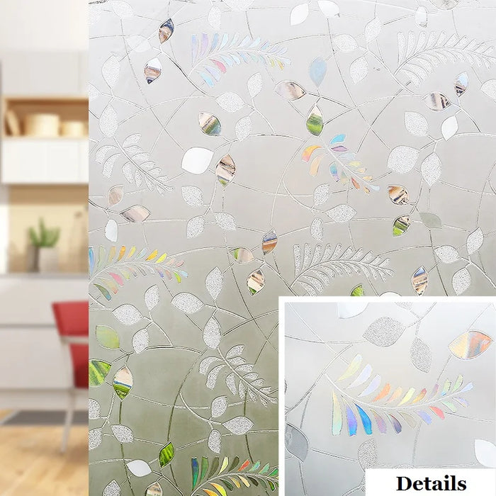 Static Window Clings - Rainbow Window Film For Glass Door - Anti Uv