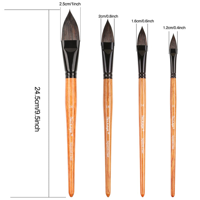 High Quality Oval Watercolour Brush For Gouache