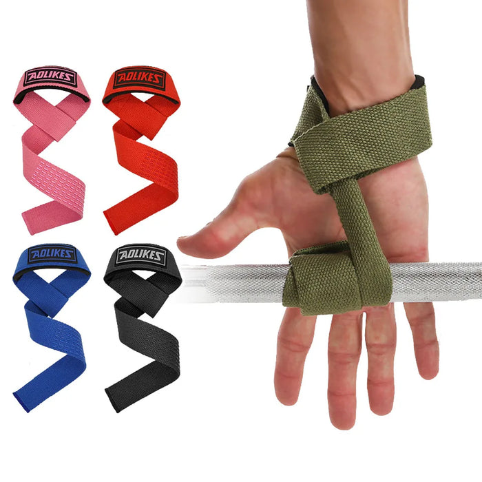 Weightlifting Wrist Wraps & Straps Silicone Grip For Men