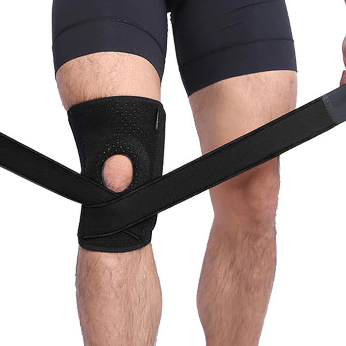 Quick Dry Knee Support With 4 Springs Sports Kneepad Brace