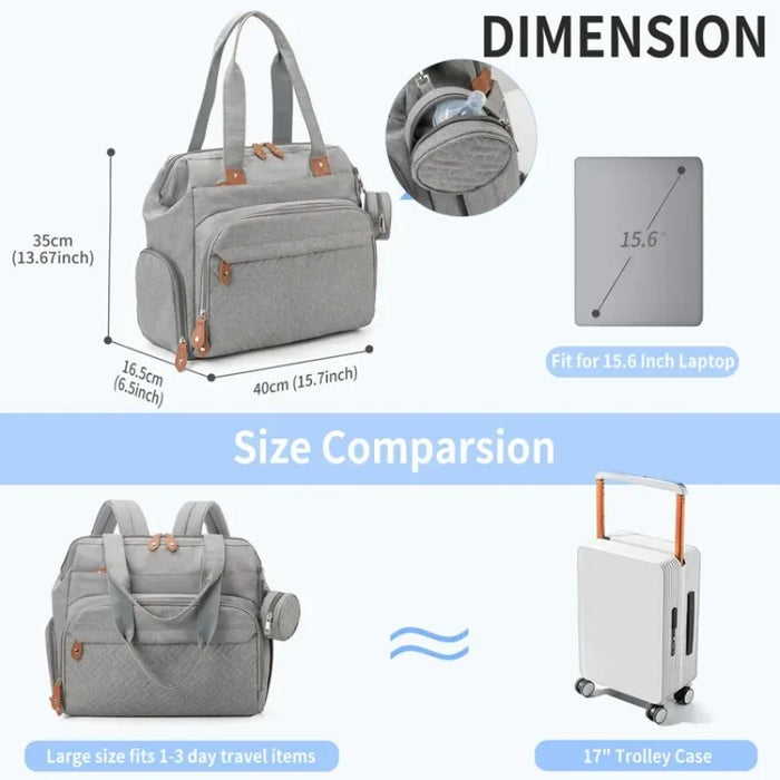 Large Capacity Multifunctional Maternity Backpack