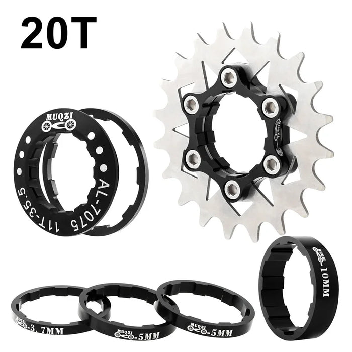 Single Speed Cassette Cog Conversion Kit 12 22T