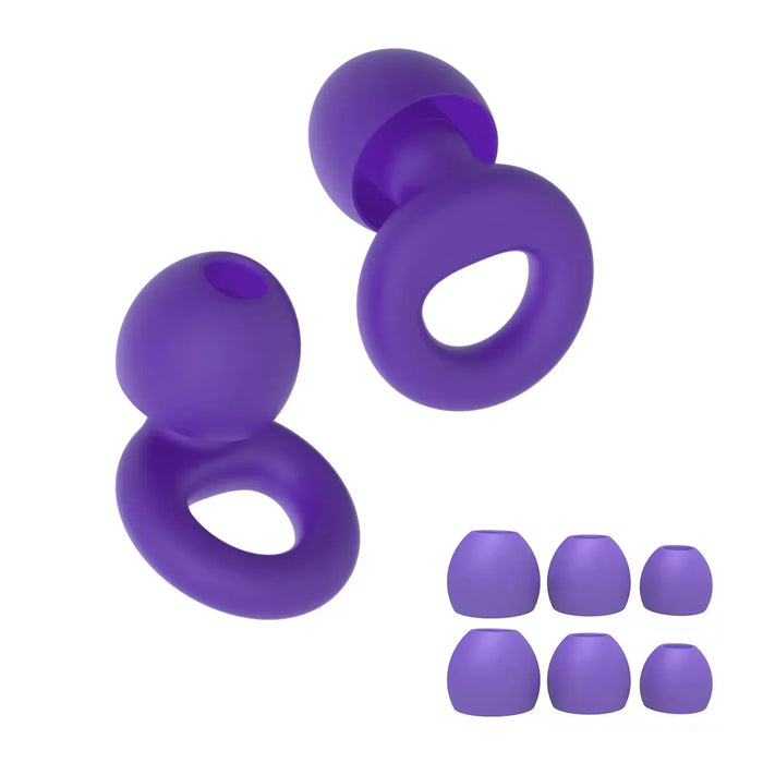Soft Reusable Ear Plugs For Sleep Swim Work Noise Reduction