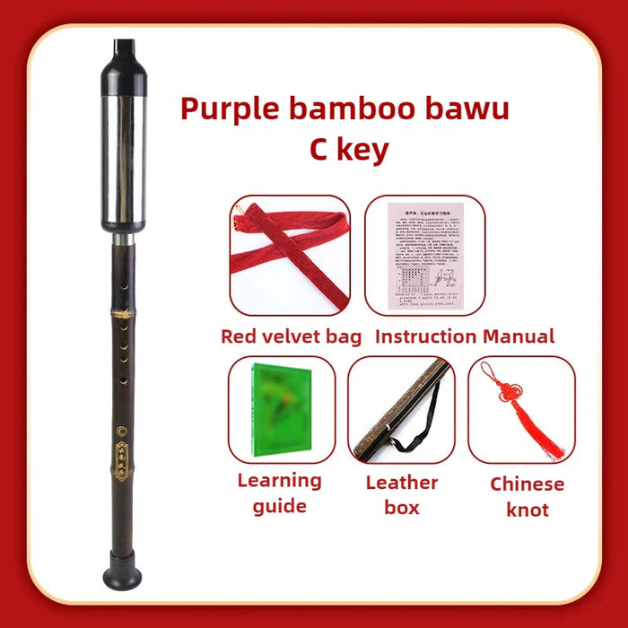 Traditional Chinese Bawu Flute For Children Portable & Beginner Friendly