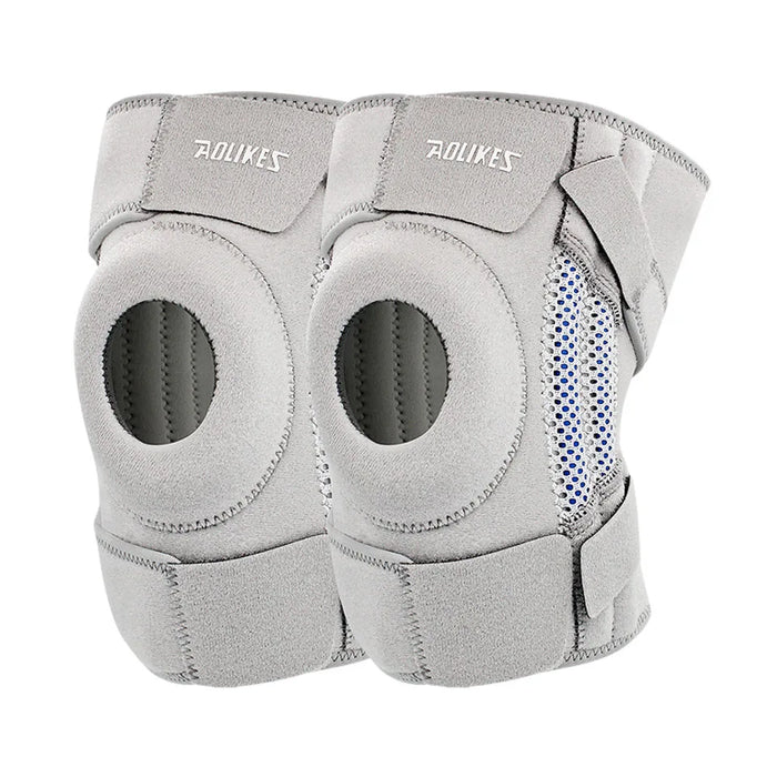 Pair of Knee Braces With Side Stabilizers Pain Relief For Men And Women Running Cycling Climbing