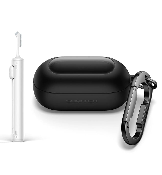 For Beats Solo Buds 2024 Magnetic Protective Case With Carabiner & Keyring