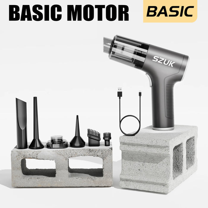 Powerful Wireless Car Vacuum Cleaner Strong Suction Portable