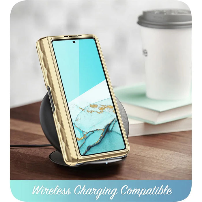 For Samsung Galaxy Z Fold 4 5G 2022 Cosmo Slim Stylish Protective Bumper Case With Built-In Screen Protector