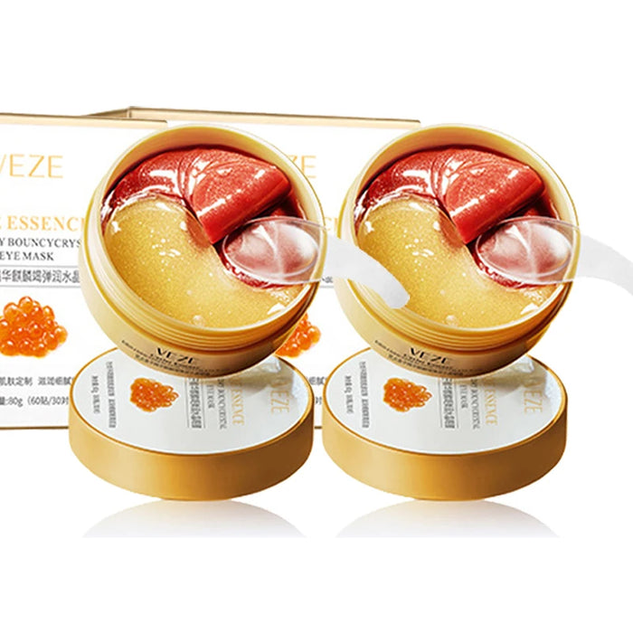 60 Piece Gold Crystal Eye Mask For Dark Circles & Bags