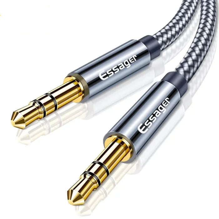 Aux Cable Speaker Wire 3.5Mm Jack Audio Cable For Car Headphone Adapter Male Jack To Jack 3.5 Mm Cord For Samsung Xiaomi