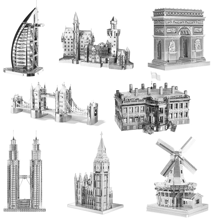 Build Famous Architecture Puzzle Set Diy Kit