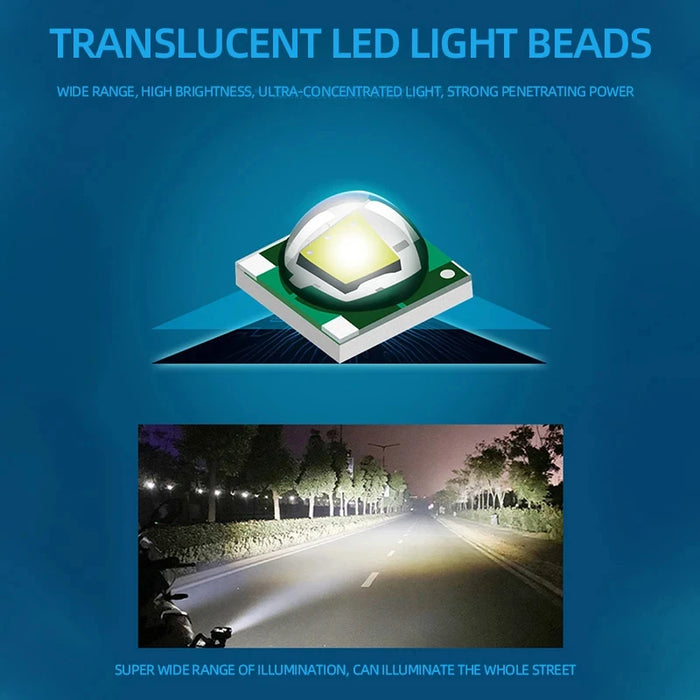 12V Dual Colour Led Motorcycle Fog Lamp