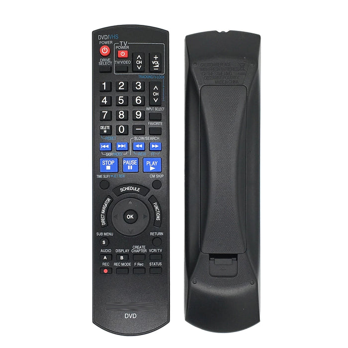 For Panasonic N2Qayb000197 Remote Control Dmr-Ez48V Eur7659T50 Eur7659T60 Eur7659T70 Eur7659T80 Dvd Recorder