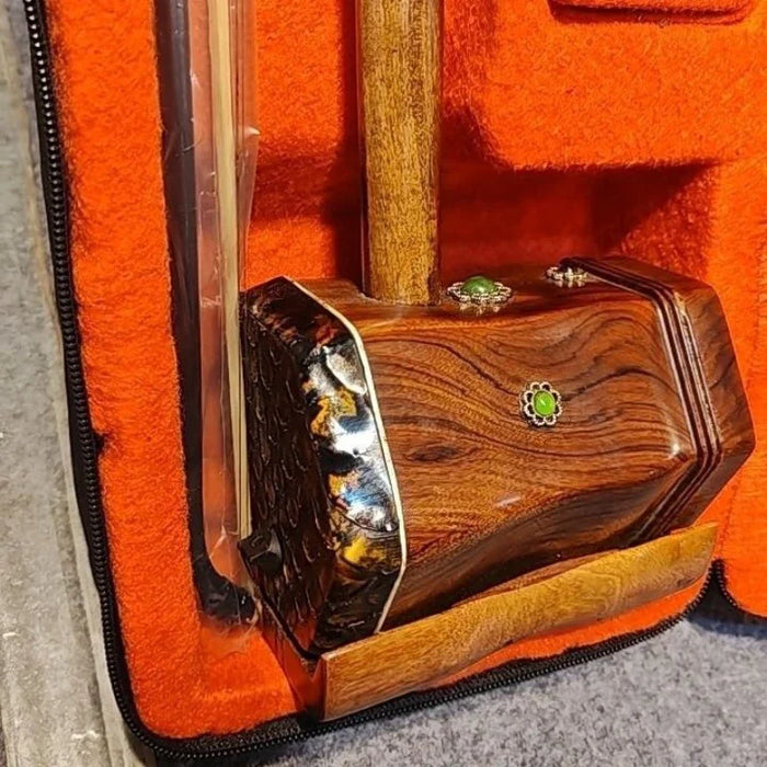 Handmade Rosewood Erhu Traditional 2 String Musical Instrument