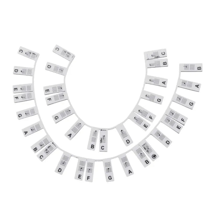 88 / 61 Key Piano Keyboard Stickers For Learning Notes Beginner Guide