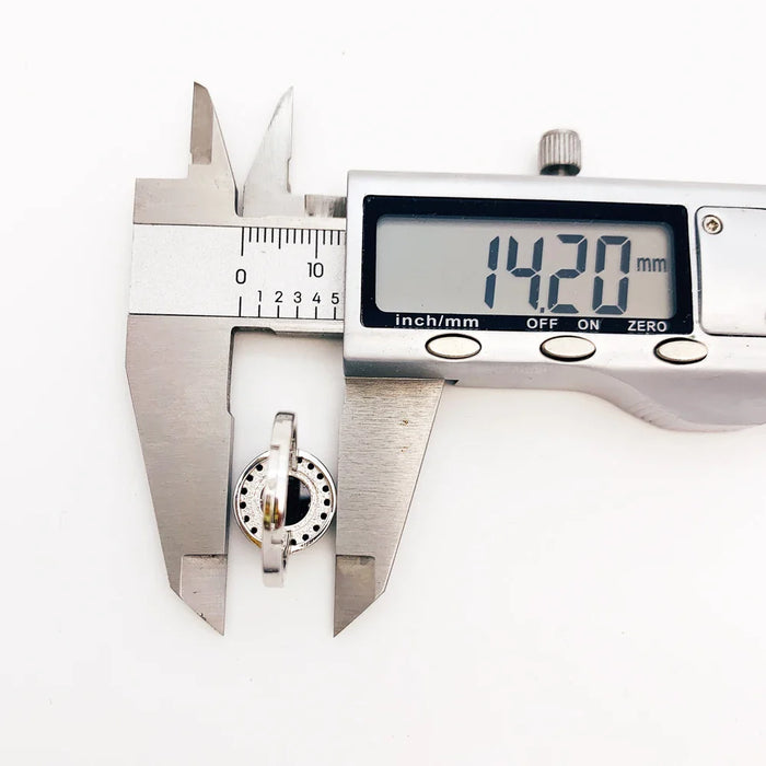 925 Sterling Silver Light Of Luna Black Solitaire Ring Europe Style Glam Fashion Jewelry