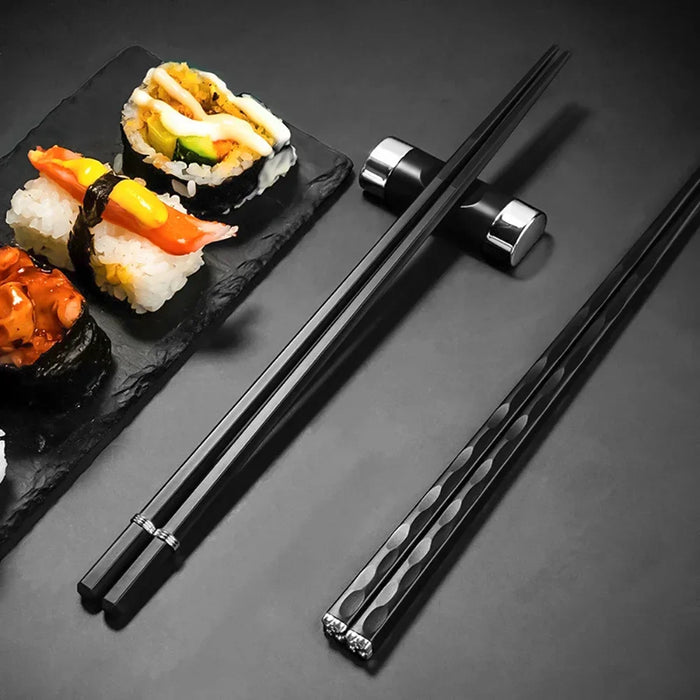 5 Pairs Reusable Chopsticks For Sushi Noodles And More