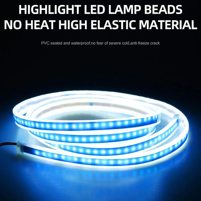 12V Led Car Hood Decorative Light Strip Waterproof Daytime Running Lamp