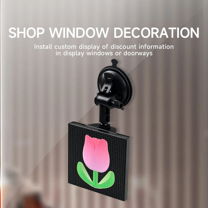 Usb Rgb Diy Led Matrix Panel App Control Custom Patterns Car Windshield Decoration