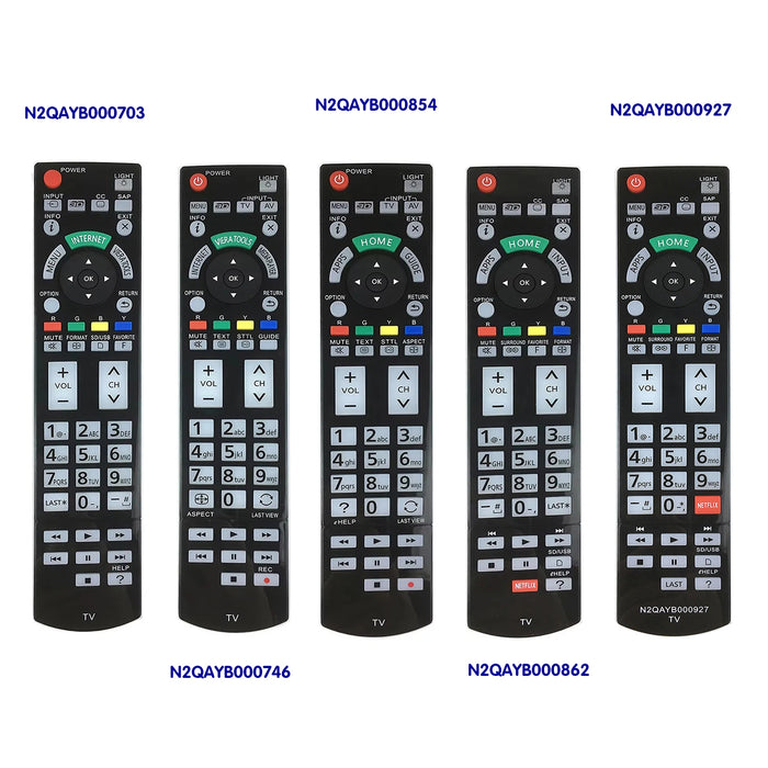 For Panasonic N2Qayb000703 N2Qayb000862 N2Qayb000927 N2Qayb000746 N2Qayb000854 Led Tv Remote Control