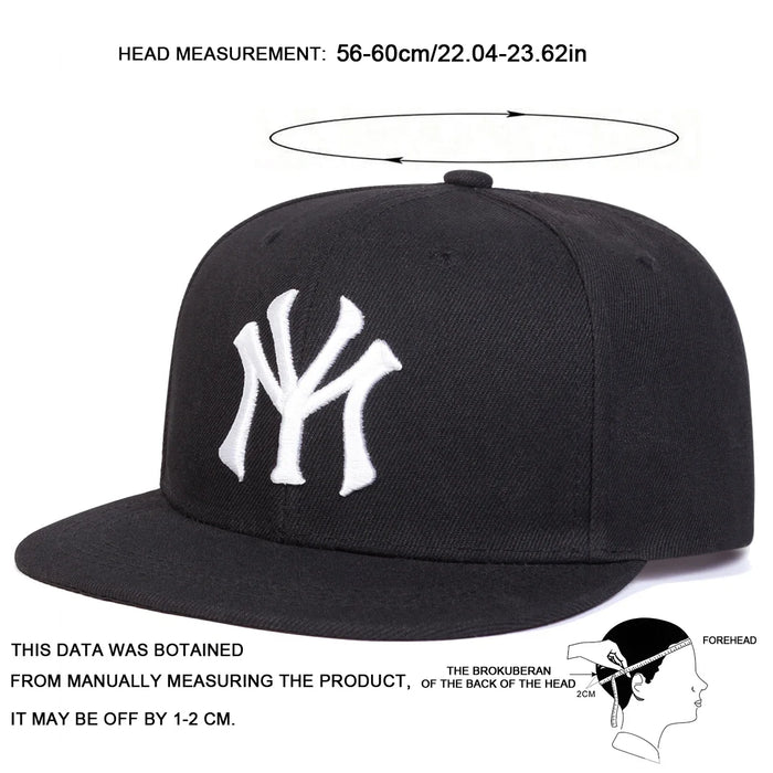 Embroidered Unisex Hip Hop Hat Adjustable Baseball Cap For Spring / Autumn