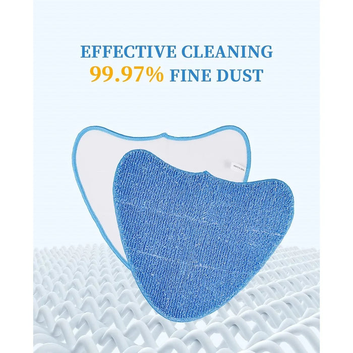 3 Pack Steam Mop Pads Compatible With Vax S85-Cm S86-Sf-P S86-Sf-T S86-Sf-C S86-Sf-Cc Microfibre Cleaning Pads